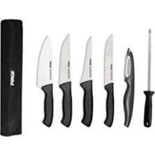 Vera Concept Store Gastronomi 6 1 Bıçak Seti Metal Tek Ebat