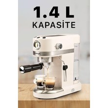 Vera Concept Store Tam Otomatik Kahve ve Espresso Makinesi, 1,4l Kapasiteli, Beyaz