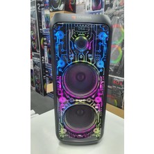 Vera Concept Store D64 Kablosuz Bluetooth Hoparlör, Şarjlı Taşınabilir Speaker, Mikrofon, Siyah