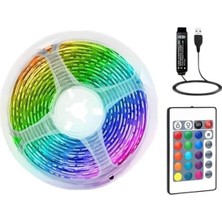 Vera Concept Store Rgb Şerit LED 10 Metre LED Işık Kumanda ile Kontrol Rgb