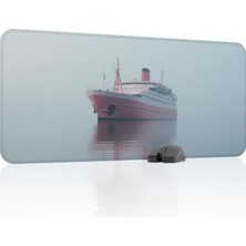 Vera Concept Store Gemi Ship Gaming Mouse Pad Kauçuk Kaymaz Taban Mousepad (V4, 90X40 Xxl)