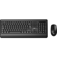 Vera Concept Store KW202 Kablosuz Türkçe Q Klavye & Mouse Set - Qwerty Türkçe Dizilim Klavye, 1200DPI Optik Fare, Win/mac Uyumlu, Sıvı Dökülmesine Dayanıklı, Bilek Dinle