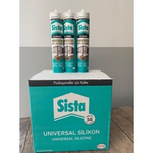 Vera Concept Store UNIVERSAL%100 Silikon Şeffaf 280 ml 10'lu Paket Yarım Koli