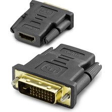 Dolozena HDMI DVI F Çevirici 24+1 Siyah Renkli Bağlantı