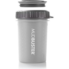 Vera Concept Store Kapaklı Mudbuster Taşınabilir Köpek Pençesi Temizleyici, Açık Gri, Orta Kapaklı