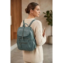 Vera Concept Store GK48 Bayan Sırt Çantası Kadın El Saplı Çanta Günlük Su Geçirmez Spor Seyahat Tatil Anne Bebek Yeşil