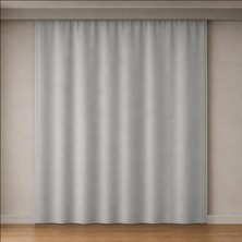Vera Concept Store Blackout Karartma Fon Perde, Siparişe Özel Dikim | Gündüz Bile Karartır, Isı Yalıtımlı Tek Kanat | Düz Kornişe Hazır | Açık Gri, 200 cm Genişlik x 270