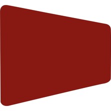 Vera Concept Store Gaming Oyuncu Mouse Pad, Kaymaz Taban Gamer Mousepad, Masa Koruyucu Masa Matı, Ofis Tipi Klavye ve Fare Altlığı (Kırmızı, 70X30 cm - L)
