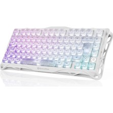 Vera Concept Store Mercury K1 Lite Kablosuz, Türkçe Q, Mekanik Gaming Klavye, Rgb Işıklı, Crystal Aurora