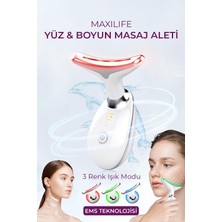 Vera Concept Store Boyun ve Yüz Masaj Cihazı – LED Işıklı, Ems Mikro Akım, Isıtmalı & Titreşimli