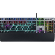 Vera Concept Store F2058 Bilek Destekli Rgb Makrolu Mekanik Kablolu Oyuncu Klavyesi