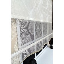 Vera Concept Store Çift Mekanizmalı Bej Damask Tül & Ekru Stor Perde STB45240-V109
