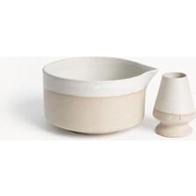 Vera Concept Store Beyaz Matcha Kasesi & Whisk Set (600 Ml)