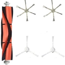 Vera Concept Store Mijia 1c,vacuum Mop 1c /vacuum Mop 2c - Mop Pro 2+3d (Dikkat: Kameralı-Plus Global)-Mop 2 Ultra Uyumlu 2 Adet 6 Kollu Yan Fırça,2 Adet 3 Kollu Yan Fır
