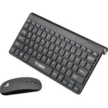 Vera Concept Store Kablosuz Mini Klavye Mouse Set 2.5g Wireless Kablosuz Klavye Mouse Set