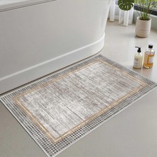 Vera Concept Store Banyo Paspası, Yumuşak Banyo Halısı, Kaymaz Dot Tabanlı, Su Emici, Makinede Yıkanabilir - 60 x 100 cm