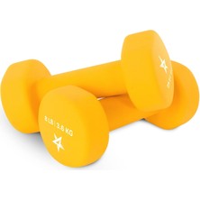 Vera Concept Store Dambıl Neopren Set Altıgen Kısa Dambıl (2'li Set) Birden Fazla Ağırlık Seçeneği (0,9 kg Ila 6,8 Kg)
