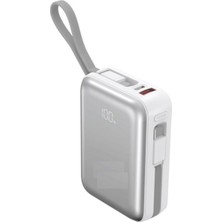 Vera Concept Store 1028 20000 Mah Type-C Lightning 45 W Süper Hızlı Şarj Powerbank TRM-1028 Beyaz