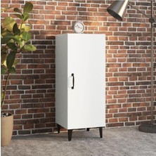 Vera Concept Store Tek Kapaklı Beyaz 3 Raflı Banyo Dolabı Havlu Sabunluk Kiler Erzak Ekmek