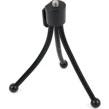 Vera Concept Store Mini Tripod Için Canon Powershot SX730 Hs, Canon Powershot SX430 Is, Canon Powershot G3 X, Canon Powershot SX60 Hs ve Canon Ixus 285 Hs Kamerası Siyah