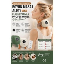 Vera Concept Store Kumandalı Isıtmalı Dijital Ekranlı Şarjlı Boyun ve Omuz Masaj Aleti