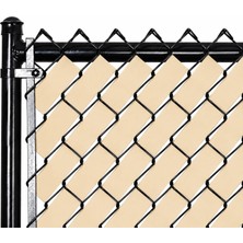 Vera Concept Store Pvc Çit Şeridi, Örgü Tel Gizlilik Bantları, 650 Gsm, 30 Metre, Ral 1015 Krem Renk