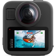 Vera Concept Store Max2 - Su Geçirmez 360 + Dokunmatik Ekranlı Geleneksel Aksiyon Kamerası, Küresel 8k Video, 29MP 360 Fotoğraf, Kolay Değiştirilebilir Lensler, Hypersmo