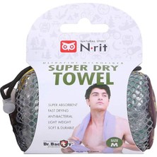 Vera Concept Store N-Rit Ultrafine Mikrofiber Sporcu Havlusu Havlu Unisex, Yeşil, M
