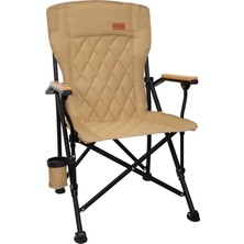 Vera Concept Store Polar Comfort Plus Ultra Konforlu Katlanır Kamp Sandalyesi Khaki