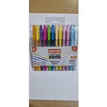Vera Concept Store Line Ball 12'li Tükenmez Kalem Seti, 6 Neon 6 Pastel, 1.0mm