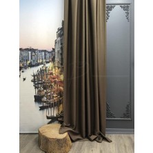 Vera Concept Store Fon Perde Blackout Karartma Işık ve Isı Engelleme Özelliği 225 x 270 Açık Kahve