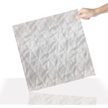 Vera Concept Store 3 Boyutlu Duvar Paneli Kabartmalı Baklava Desenli Pvc 41X41 Cm/ 6 Adet /1 M²