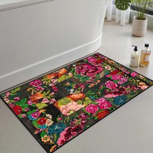 Vera Concept Store Banyo Paspası, Yumuşak Banyo Halısı, Kaymaz Dot Tabanlı, Su Emici, Makinede Yıkanabilir - 50 x 60 cm
