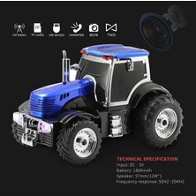 Vera Concept Store WS-560 Traktör Görünümlü Bluetooth Hoparlör, Sd Kart, Usb, Fm Radyo, Şarjlı Taşınabilir Speaker, Lacivert