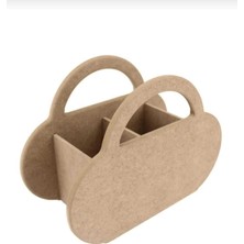 Vera Concept Store Boyanabilir Ham Ahşap Dekoratif Kutu, Hediyelik Kutu, 27X22X10 cm