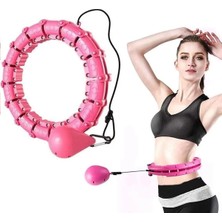 vera concept store akıllı  çemberi 24 bölüm parça mor renk fitness spor zayıflama egzersiz halkası yeşil tek ebat