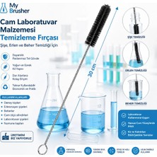 Test (Deney) Tüpü Erlen Beher Temizleme Fırçası Laboratuvar