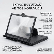 Dolozena Ergonomik 3D Telefon Ekran Büyütücü ve Göz Koruyucu Standı