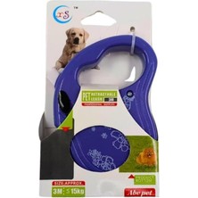 Vera Concept Store 3 Metre Otomatik Makaralı Köpek Gezdirme Tasması Kayışı Lacivert