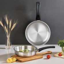 Vera Concept Store Siena Pro 2 Parça Paslanmaz Çelik Tava Seti