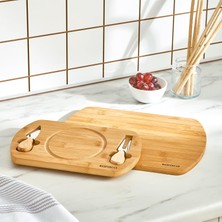 Vera Concept Store Lily Bamboo 2'li Pro Kesme ve Sunum Tahtası