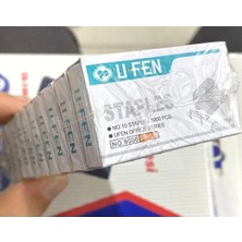 Zımba Teli Ufen No:10 Staples 10 Kutu 10X1000 - 10.000 Adet Küçük Zımba Teli