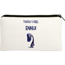 Ters Yüz I Feel Ennui (Bıkkın) Baskılı Kalemlik - Clutch