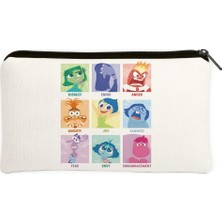 Ters Yüz Duygular Baskılı Kalemlik - Clutch