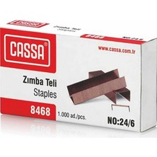 Zımba Teli No:24/6 Sarı 10 Paket 10000'LI Kutu