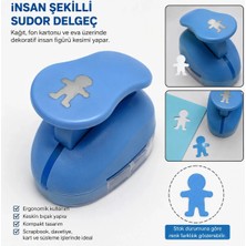 Insan Şekilli Şekilli Delgeç Orta Boy Fon Kartonu Kağıt Eva Delgeç |scrapbook Hobi Delgeci