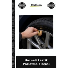 Carlburn Özel Üretim Pratik Araç Bakım Temizlik Hazneli Lastik Parlatma Fırçası