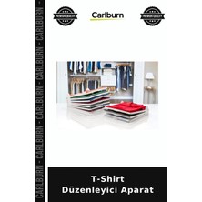 Carlburn Özel Üretim Pratik Gardırop Raf Organizer Plastik Çekmece T-Shirt Düzenleyici Aparat