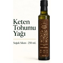 Zafir Natural |Soğuk Sıkım Keten Tohumu Yağı 250 mL | %53,3 ALA | Analizli