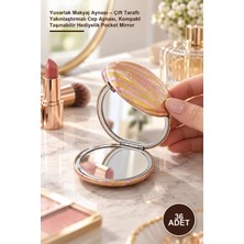 Yenilig 36 Adet Yuvarlak Makyaj Aynası – Çift Taraflı Yakınlaştırmalı Cep Aynası, Kompakt Taşınabilir Hediyelik Pocket Mirror
